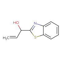 Chemical structure of 1-(1,3-benzothiazol-2-yl)prop-2-en-1-ol - CSSB00011061882