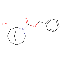 Chemical structure of benzyl 8-hydroxy-2-azabicyclo[3.3.1]nonane-2-carboxylate - CSSB00116483221