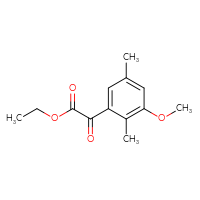 Chemical structure of ethyl 2-(3-methoxy-2,5-dimethylphenyl)-2-oxoacetate - CSSB00021756660