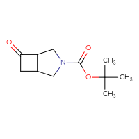Chemical structure of tert-butyl 6-oxo-3-azabicyclo[3.2.0]heptane-3-carboxylate - CSSB00010167503
