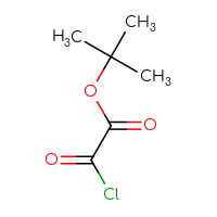 Chemical structure of tert-butyl oxalochloridate - CSSB00000685315