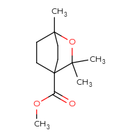 Chemical structure of methyl 1,3,3-trimethyl-2-oxabicyclo[2.2.2]octane-4-carboxylate - CSSB06656447240