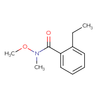 Chemical structure of 2-ethyl-N-methoxy-N-methylbenzamide - CSSB00012939097