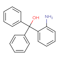 Chemical structure of (2-aminophenyl)diphenylmethanol - CSSB00020600794