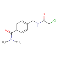 Chemical structure of 4-[(2-chloroacetamido)methyl]-N,N-dimethylbenzamide - CSSB00000742118