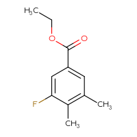 Chemical structure of ethyl 3-fluoro-4,5-dimethylbenzoate - CSSB00016085279