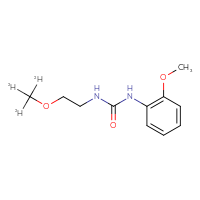 Chemical structure of 3-[2-(²H₃)methoxyethyl]-1-(2-methoxyphenyl)urea - CSSB21432522041