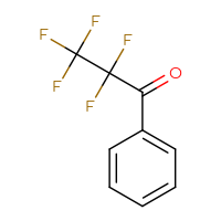 Chemical structure of 2,2,3,3,3-pentafluoro-1-phenylpropan-1-one - CSSB00011217738