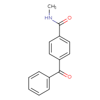 Chemical structure of 4-benzoyl-N-methylbenzamide - CSSB02283617938