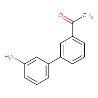Chemical structure of 1-{3'-amino-[1,1'-biphenyl]-3-yl}ethan-1-one - CSSB00010140798