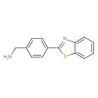Chemical structure of 1-[4-(1,3-benzothiazol-2-yl)phenyl]methanamine - CSSB00000596091