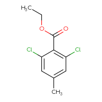 Chemical structure of ethyl 2,6-dichloro-4-methylbenzoate - CSSB00011099608