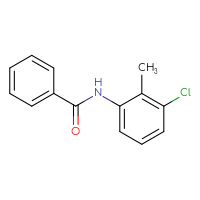 Chemical structure of N-(3-chloro-2-methylphenyl)benzamide - CSSB00000482256