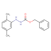 Chemical structure of N'-(2,5-dimethylphenyl)(benzyloxy)carbohydrazide - CSSB00113611523