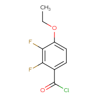 Chemical structure of 4-ethoxy-2,3-difluorobenzoyl chloride - CSSB00000061414
