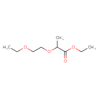 Chemical structure of ethyl 2-(2-ethoxyethoxy)propanoate - CSSB00011435840