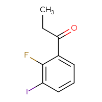 Chemical structure of 1-(2-fluoro-3-iodophenyl)propan-1-one - CSSB00010149674