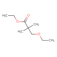 Chemical structure of ethyl 3-ethoxy-2,2-dimethylpropanoate - CSSB00050116729