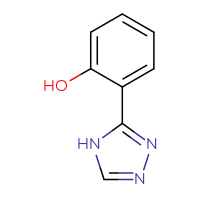 Chemical structure of 2-(4H-1,2,4-triazol-3-yl)phenol - CSSB00000687674
