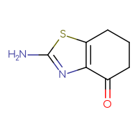 Chemical structure of 2-amino-4,5,6,7-tetrahydro-1,3-benzothiazol-4-one - CSSB00000693253