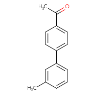 Chemical structure of 1-{3'-methyl-[1,1'-biphenyl]-4-yl}ethan-1-one - CSSB00011216322