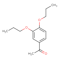 Chemical structure of 1-(3,4-dipropoxyphenyl)ethan-1-one - CSSB00000261215