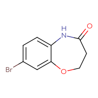 Chemical structure of 8-bromo-2,3,4,5-tetrahydro-1,5-benzoxazepin-4-one - CSSB00010108781