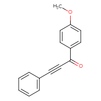Chemical structure of 1-(4-methoxyphenyl)-3-phenylprop-2-yn-1-one - CSSB00020682551
