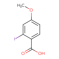 Chemical structure of 2-iodo-4-methoxybenzoic acid - CSSB00000688016