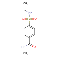 Chemical structure of 4-(ethylsulfamoyl)-N-methylbenzamide - CSSB00000252630