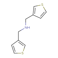 Chemical structure of bis[(thiophen-3-yl)methyl]amine - CSSB00011222439