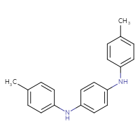 Chemical structure of N1,N4-bis(4-methylphenyl)benzene-1,4-diamine - CSSB00025760923