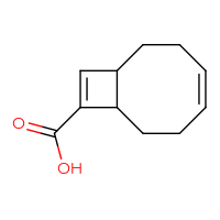 Chemical structure of (4Z)-bicyclo[6.2.0]deca-4,9-diene-9-carboxylic acid - CSSB00133014111