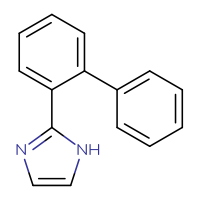 Chemical structure of 2-{[1,1'-biphenyl]-2-yl}-1H-imidazole - CSSB00102591317