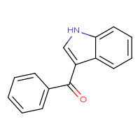 Chemical structure of 3-benzoyl-1H-indole - CSSB00000262497