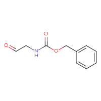 Chemical structure of benzyl N-(2-oxoethyl)carbamate - CSSB00009882299