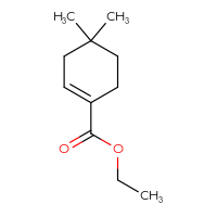 Chemical structure of ethyl 4,4-dimethylcyclohex-1-ene-1-carboxylate - CSSB00107971514