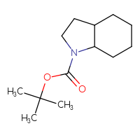 Chemical structure of tert-butyl octahydro-1H-indole-1-carboxylate - CSSB00011924825