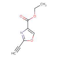 Chemical structure of ethyl 2-ethynyl-1,3-oxazole-4-carboxylate - CSSB00011162816