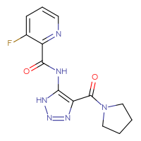 C13H13FN6O2