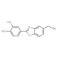 Chemical structure of 5-(5-ethyl-1,3-benzoxazol-2-yl)-2-methylaniline - CSSB00020601220