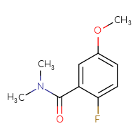 Chemical structure of 2-fluoro-5-methoxy-N,N-dimethylbenzamide - CSSB00043428517