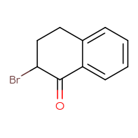 Chemical structure of 2-bromo-1,2,3,4-tetrahydronaphthalen-1-one - CSSB00000229917