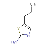 Chemical structure of 5-propyl-1,3-thiazol-2-amine - CSSB00000696699
