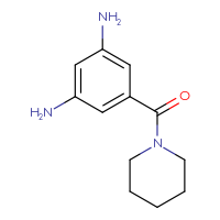Chemical structure of 5-(piperidine-1-carbonyl)benzene-1,3-diamine - CSSB00000292466