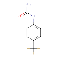 Chemical structure of [4-(trifluoromethyl)phenyl]urea - CSSB00000238958