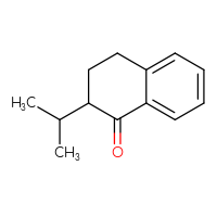 Chemical structure of 2-(propan-2-yl)-1,2,3,4-tetrahydronaphthalen-1-one - CSSB00000701327
