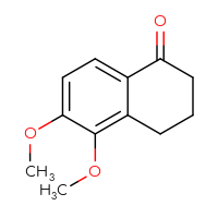 Chemical structure of 5,6-dimethoxy-1,2,3,4-tetrahydronaphthalen-1-one - CSSB00010009051