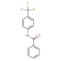 Chemical structure of N-[4-(trifluoromethyl)phenyl]benzamide - CSSB00028012183