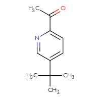 Chemical structure of 1-(5-tert-butylpyridin-2-yl)ethan-1-one - CSSB00009844513
